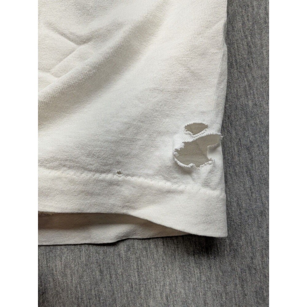 Vintage 90s Guess Logo Embroidered Single Stitch T-Shirt sz large - Picture 2 of 9